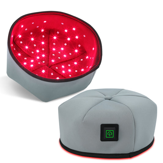 LOVTRAVEL Near Infrared LED Red Light Therapy Cap Helmet for Hair Regrowth Prevant Loss Head relaxation Relief scalp phototherapy Device