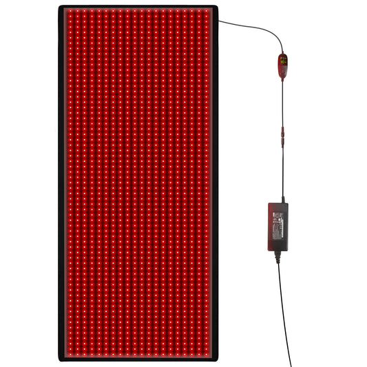 LOVTRAVEL New 1280pcs LED 660nm Red Light Therapy Mat 850nm Near Infrared Light Therapy Devices Large Pads for Whole Full Body Pain Relief